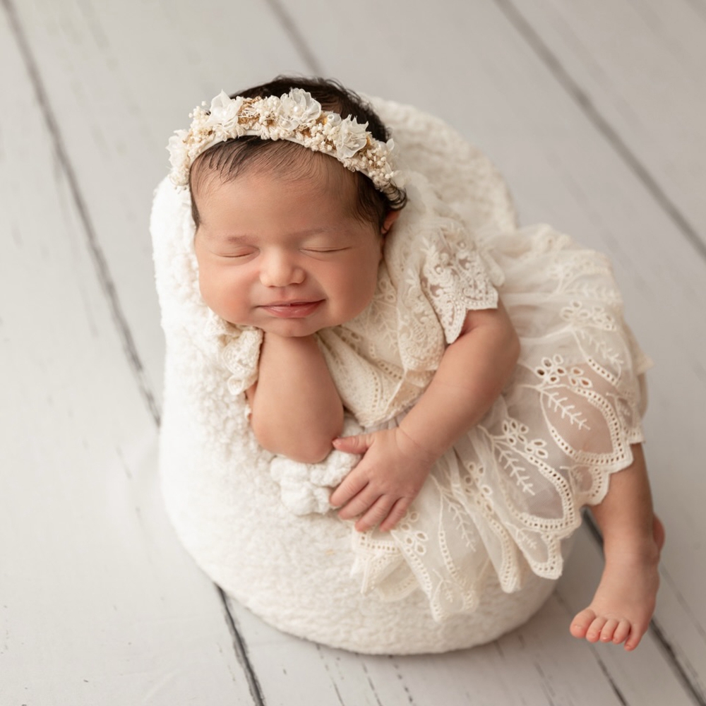 Baby Clothing Embroidery - Professional Studio Newborn Photography Props Romper