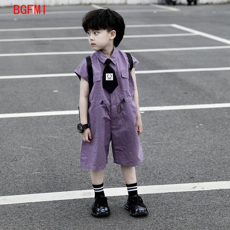 Baby Clothing In Summer - Kids Summer Shorts Overalls Capri Boys