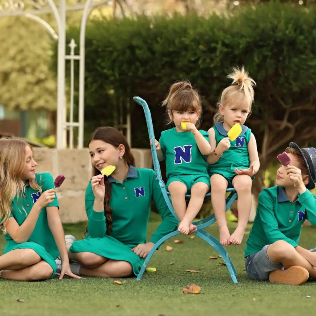 Baby Clothing In Summer - 2026 Mali's SS Green Polo Collection