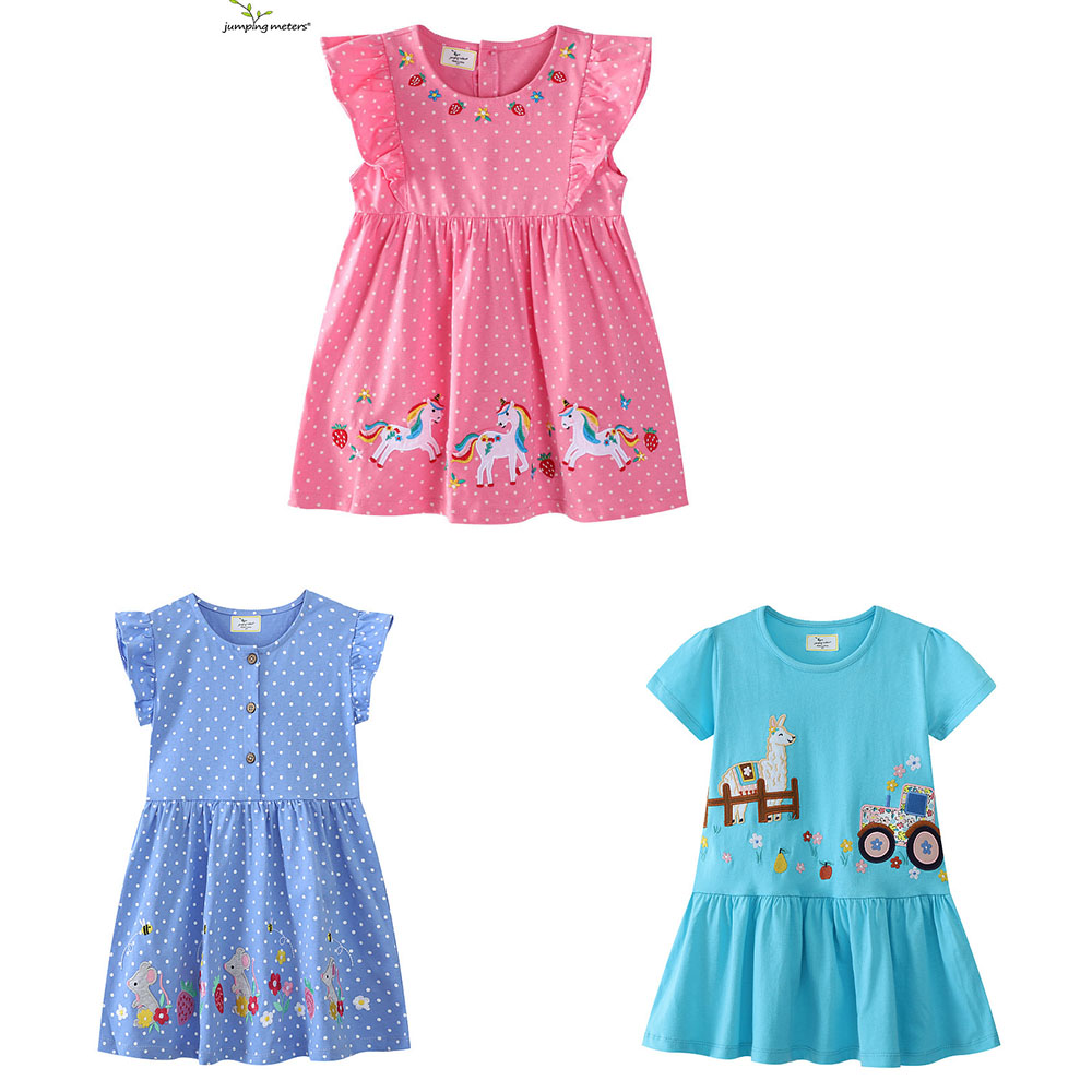 Baby Clothing Embroidery - Jumping Meters 2-7T Animals Embroidery Applique