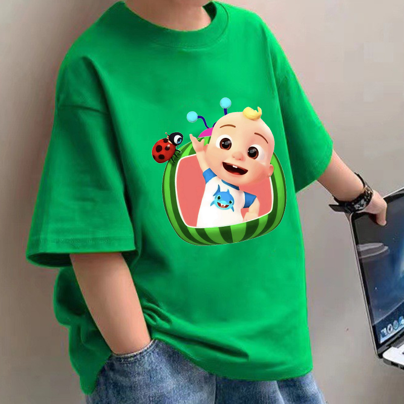 Baby Clothing In Summer - Cocomelons Baby T-Shirts Anime Cotton Short