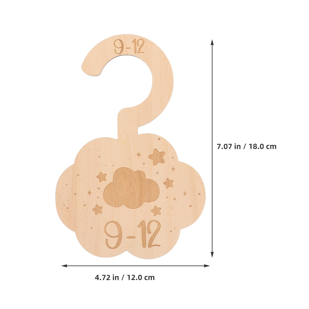 14Pcs Wooden Nursery Clothes D - Baby Clothing Wardrobe ulasan dan harga
