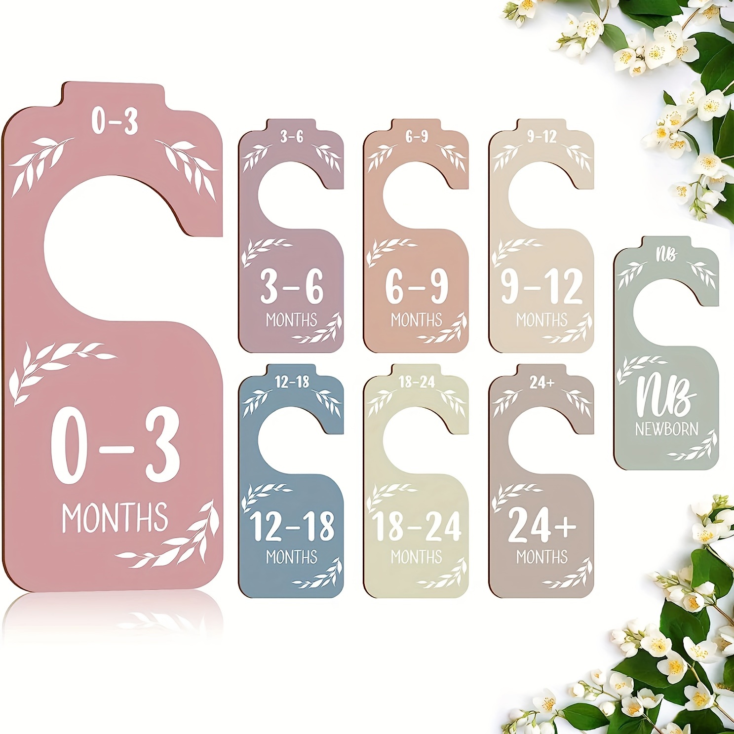8pcs Wooden Baby Closet Divide - Baby Clothing Wardrobe ulasan dan harga