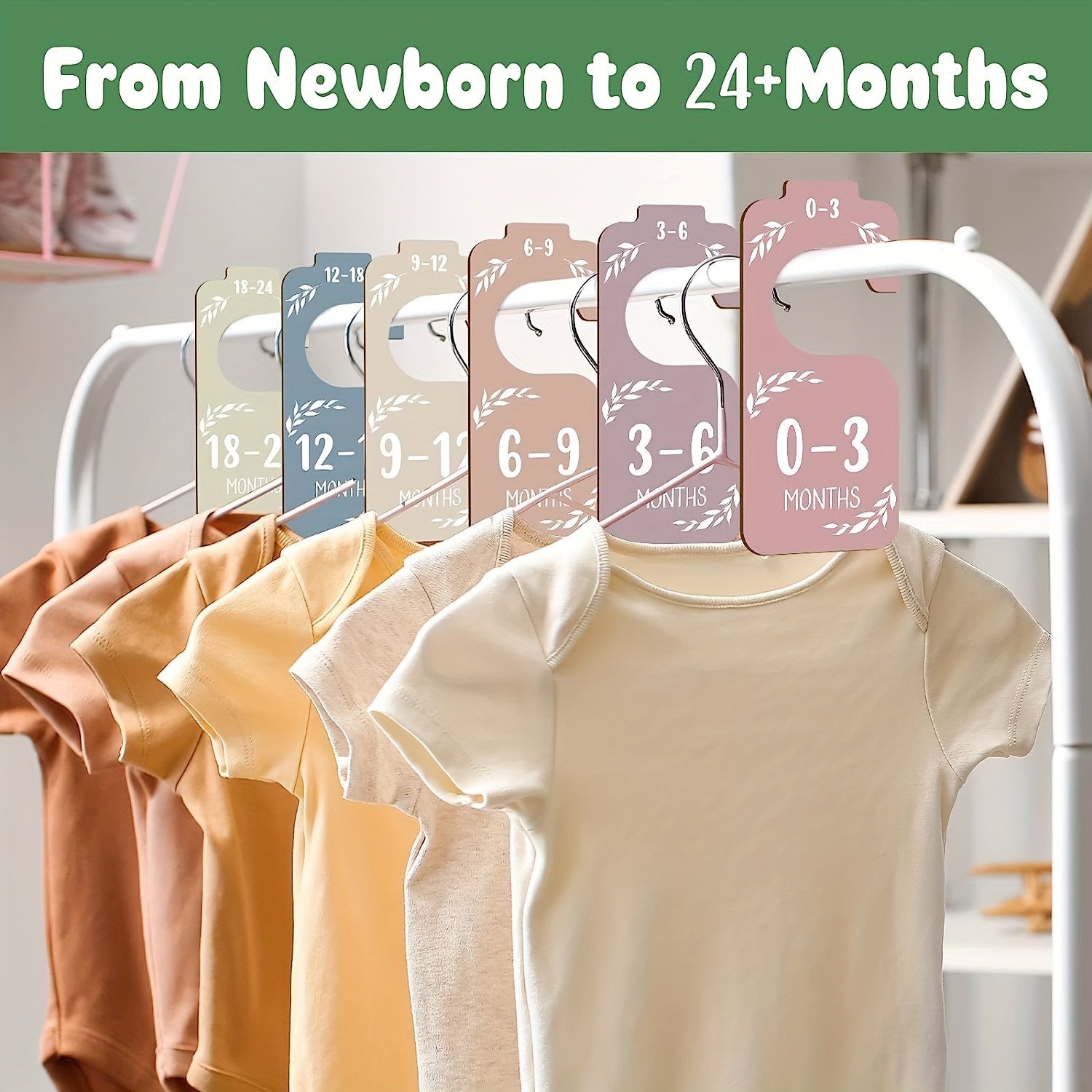 8pcs Wooden Baby Closet Divide - Baby Clothing Wardrobe ulasan dan harga