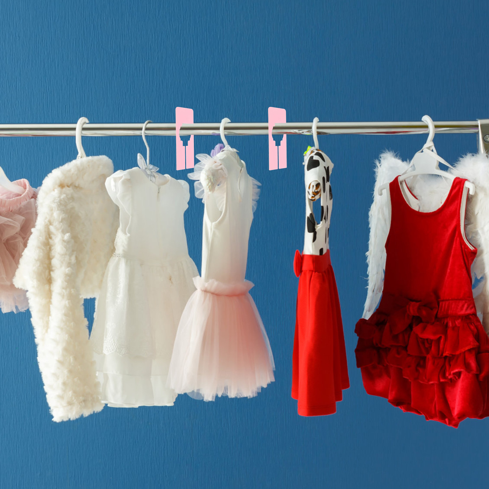 10Pcs Clothes Hanger Divider W - Baby Clothing Wardrobe ulasan dan harga