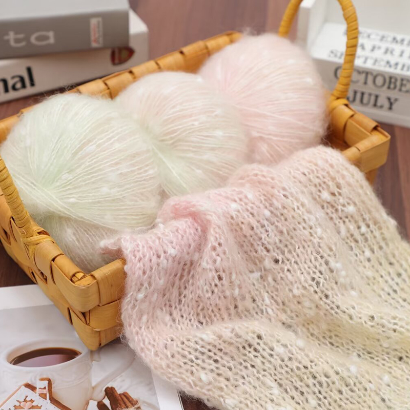 Alpaca Mohair Yarn Crochet 150 - Baby Clothing Yarn ulasan dan harga