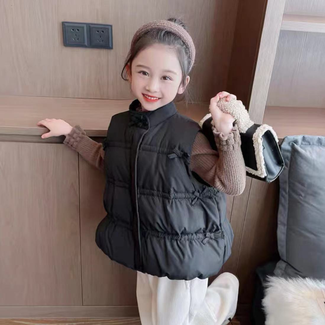 Girl's Thickened Winter Vest 2 - Baby Clothing Designer ulasan dan harga