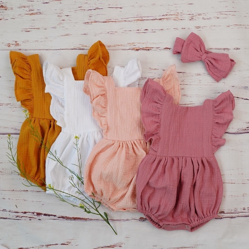 Organic Cotton Baby Girl Cloth - Baby Clothing Organic ulasan dan harga