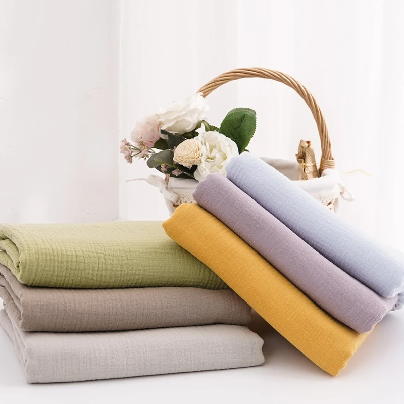100% Cotton Double-layer Wrink - Baby Clothing Organic ulasan dan harga