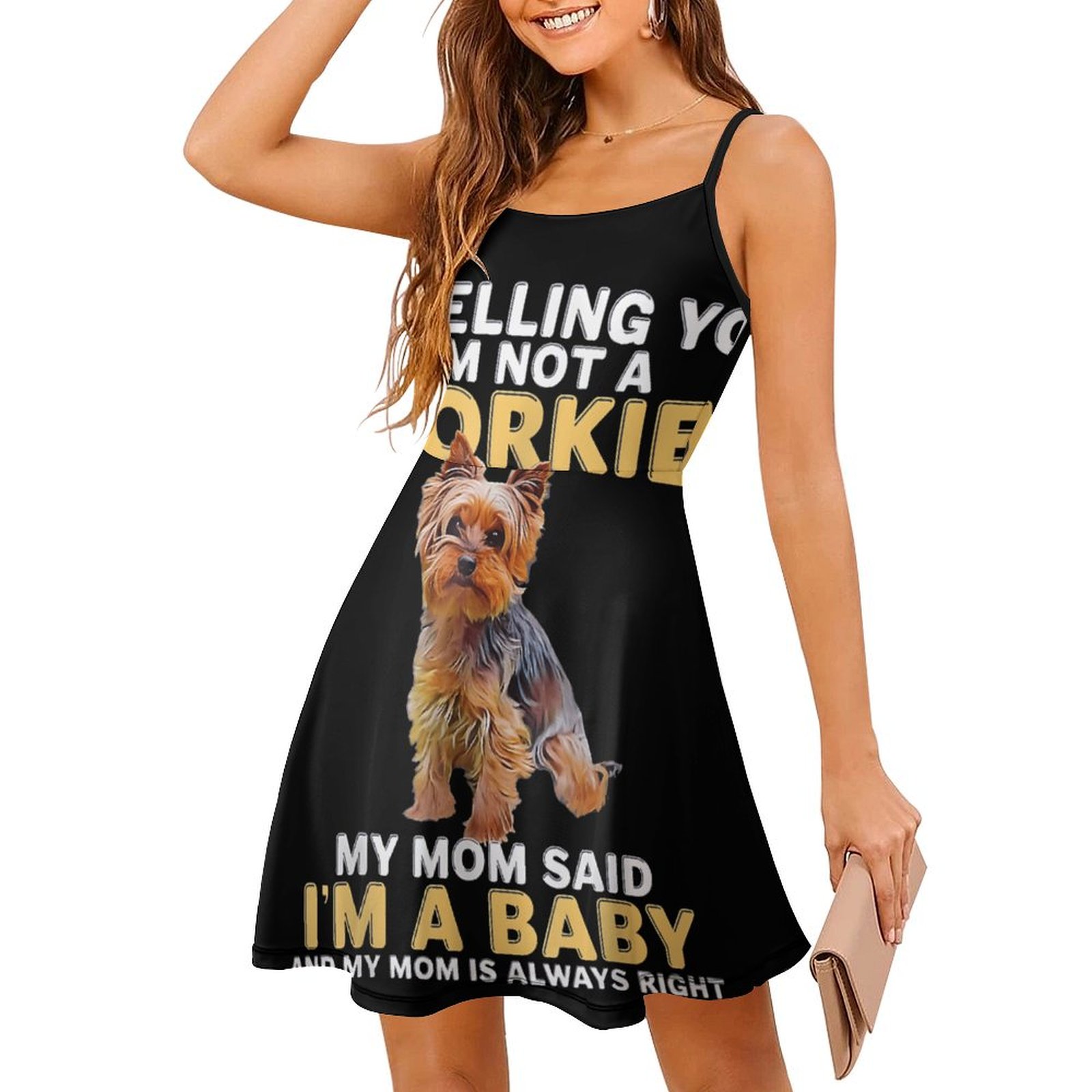 Cute Yorkie Baby Quote Women's - Baby Clothing Quotes ulasan dan harga