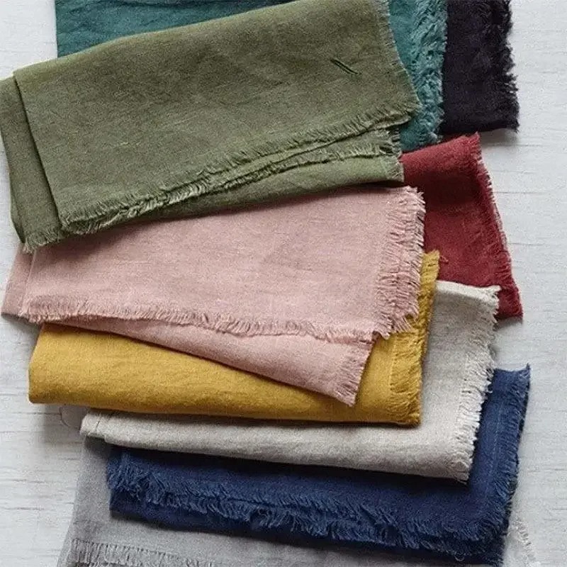 280cmx100cm Pure Linen Fabric  - Baby Clothing Organic ulasan dan harga