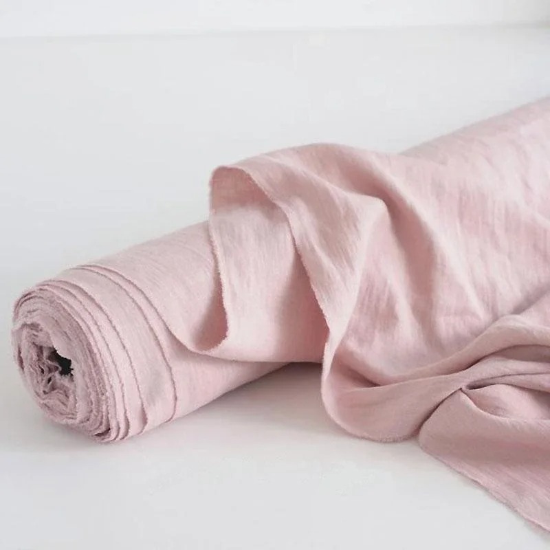 280cmx100cm Pure Linen Fabric  - Baby Clothing Organic ulasan dan harga