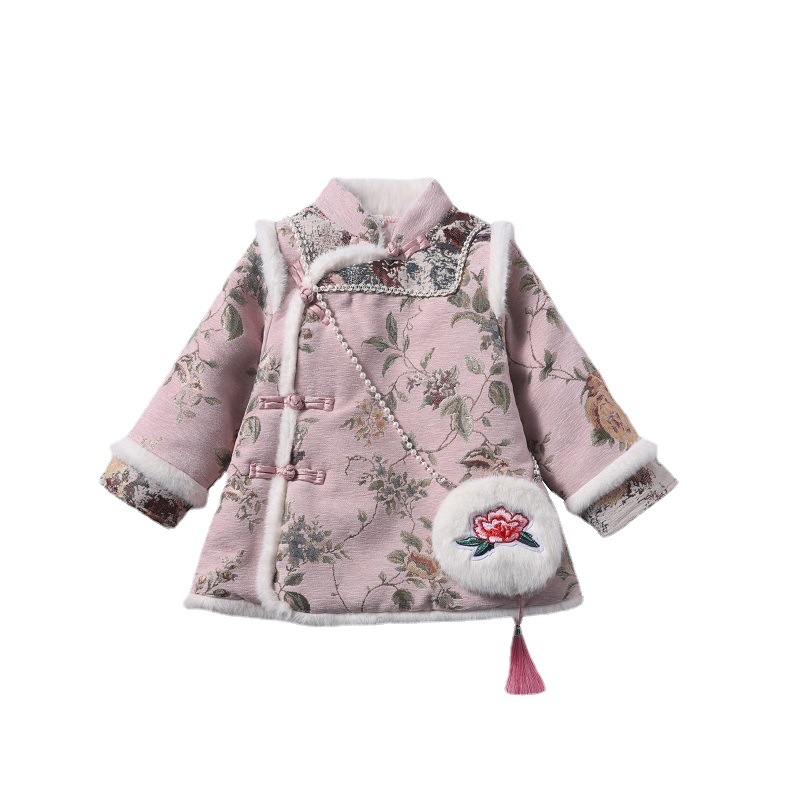 Winter Baby Girls Hanfu Kids P - Baby Clothing Embroidery ulasan dan harga