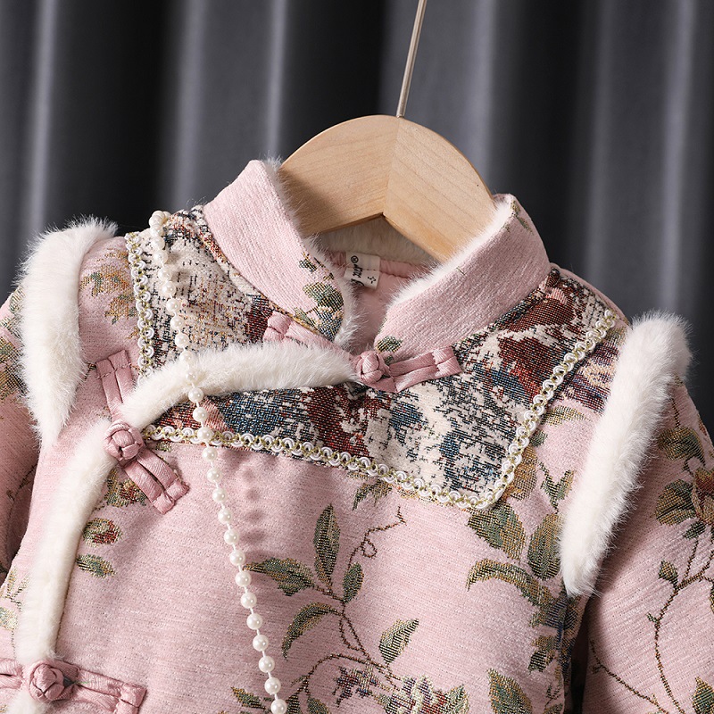 Winter Baby Girls Hanfu Kids P - Baby Clothing Embroidery ulasan dan harga