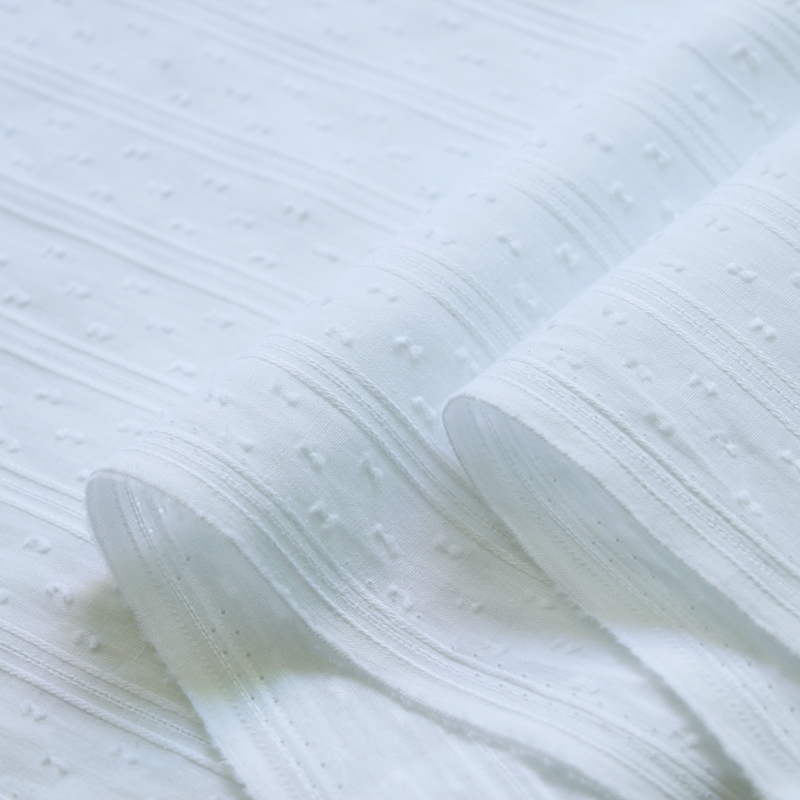 50cm*147cm White Cotton Jacqua - Baby Clothing Organic ulasan dan harga