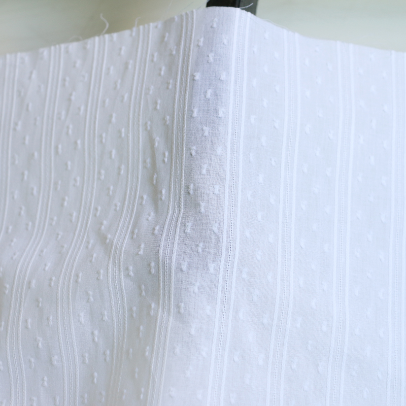 50cm*147cm White Cotton Jacqua - Baby Clothing Organic ulasan dan harga