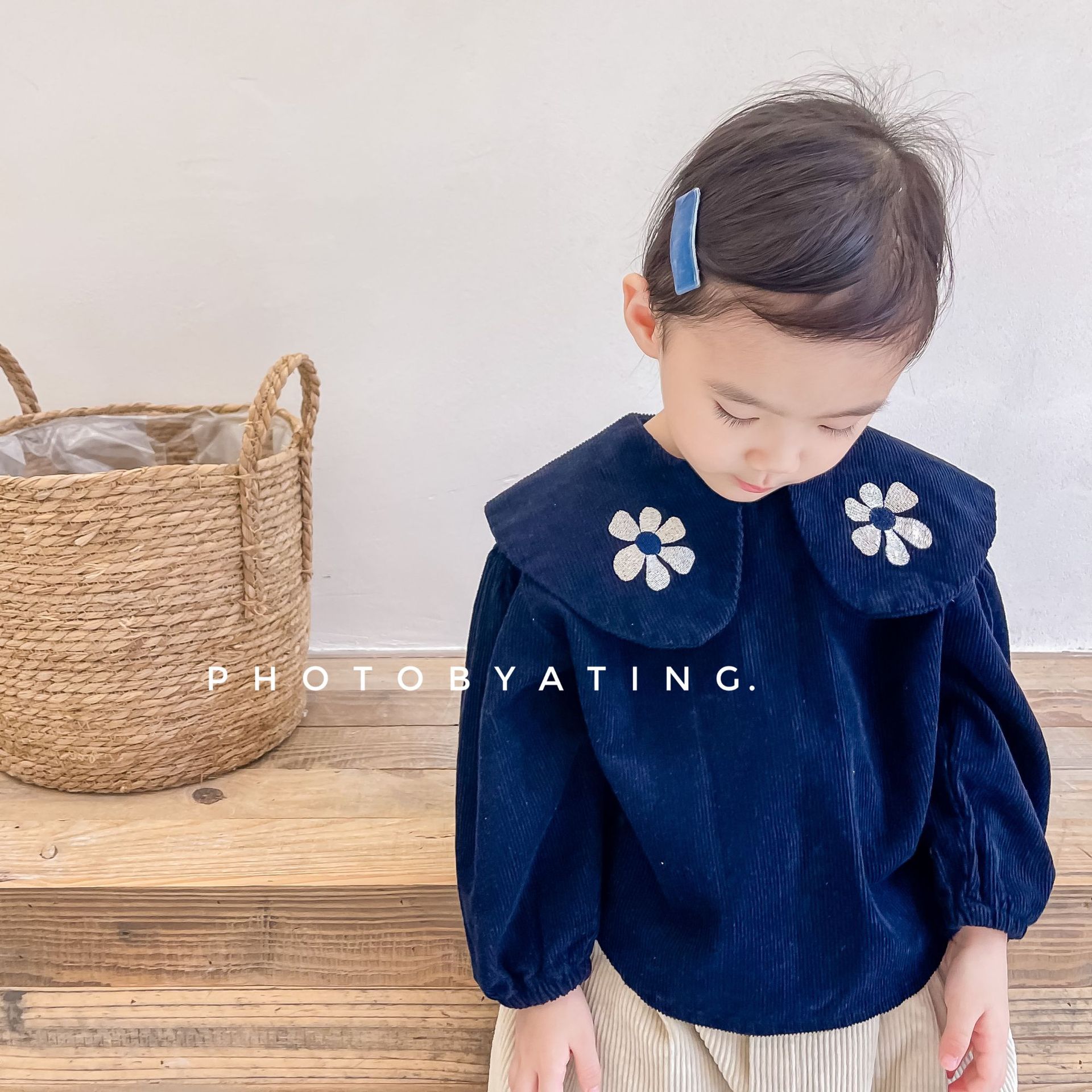 Girls Shirt 2025 Autumn New Ch - Baby Clothing Embroidery ulasan dan harga