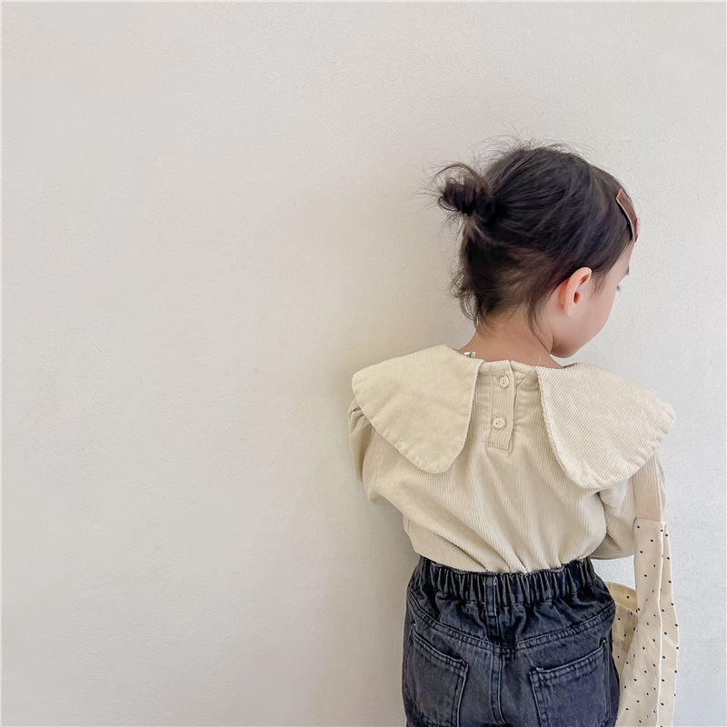 Girls Shirt 2025 Autumn New Ch - Baby Clothing Embroidery ulasan dan harga