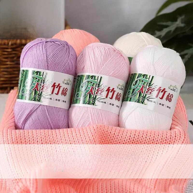 Pure Cotton Fine Yarn Bamboo C - Baby Clothing Yarn ulasan dan harga