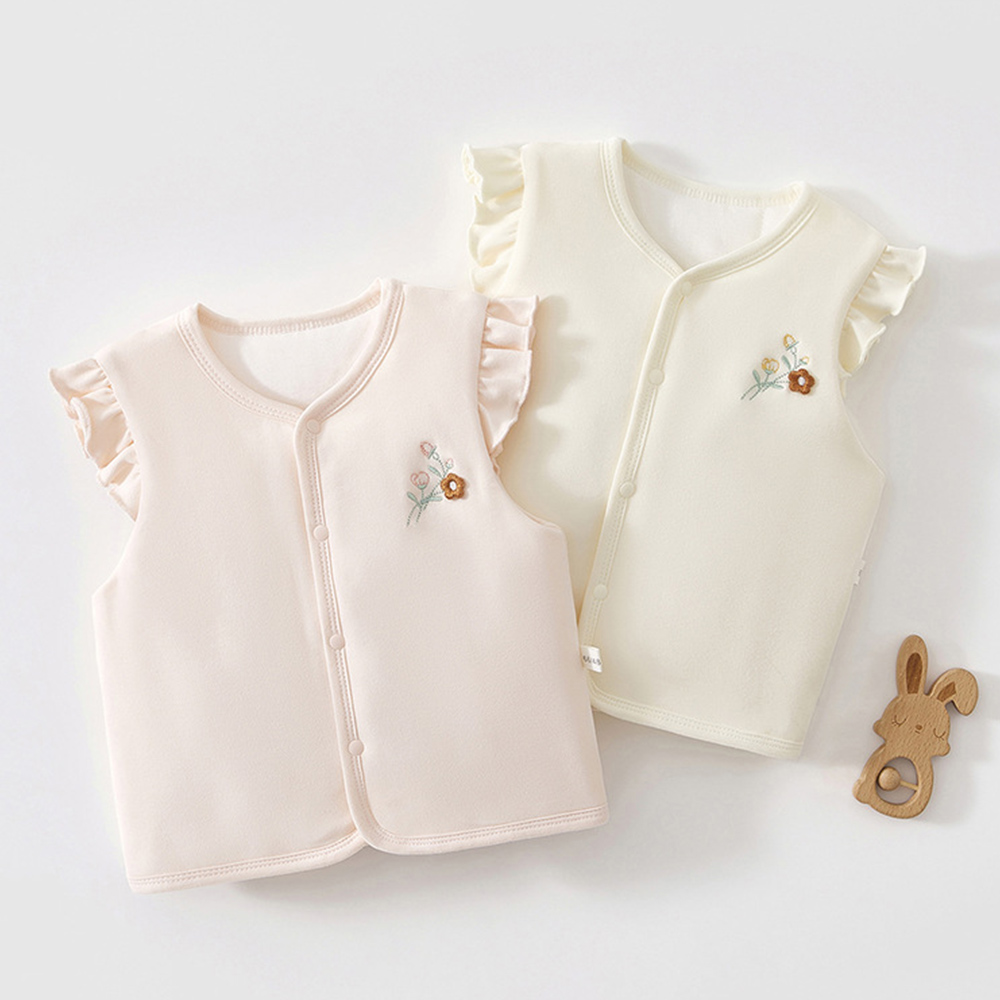Baby Girl Vest Quilted Warm Au - Baby Clothing Embroidery ulasan dan harga