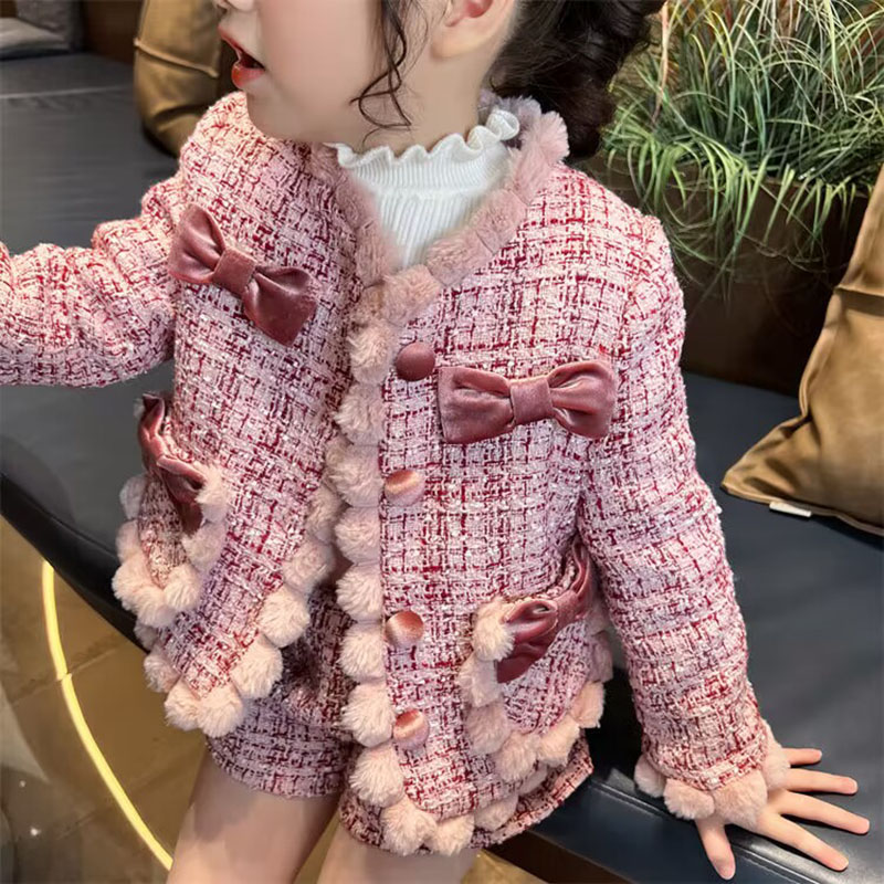 Adorable Pompom Design Baby Gi - Baby Clothing Designer ulasan dan harga