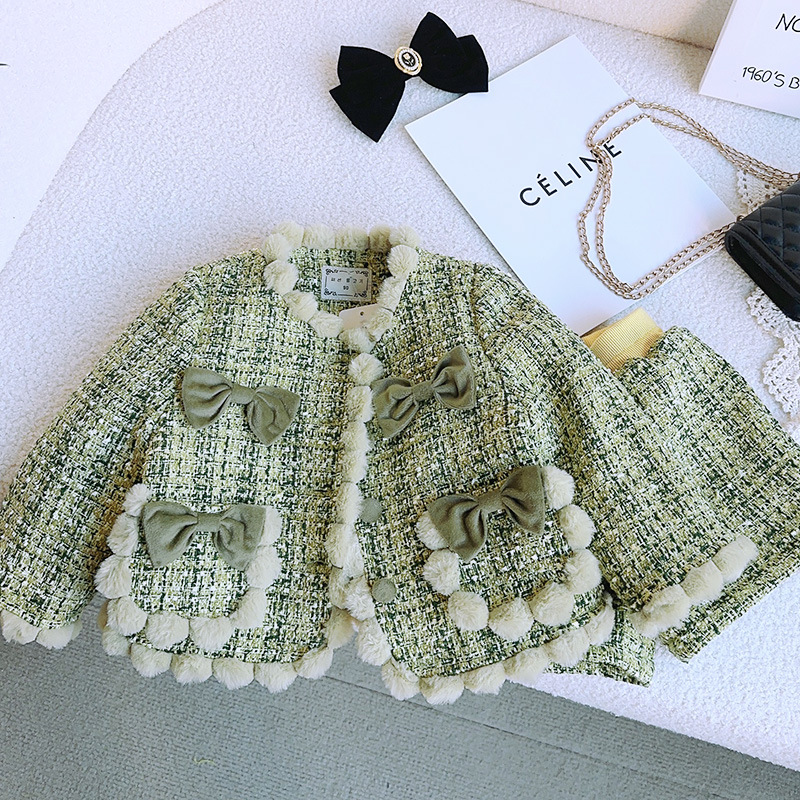Adorable Pompom Design Baby Gi - Baby Clothing Designer ulasan dan harga